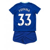 Dres Chelsea Wesley Fofana #33 Domaci za djecu 2022-23 Kratak Rukav (+ kratke hlače)